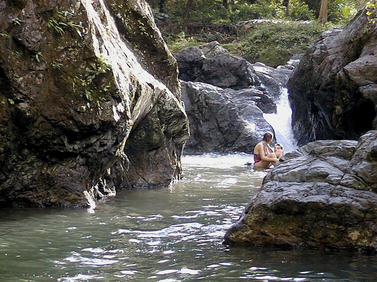 A swimming hole in the Rio Tigre