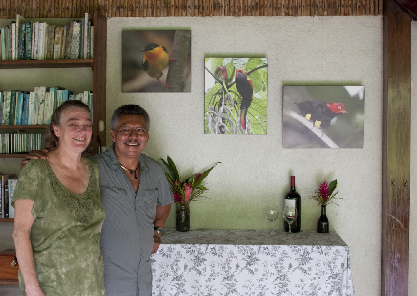 Your hosts at Bosque del Rio Tigre Lodge, near Corcovado National Park, Osa Peninsula, Costa Rica